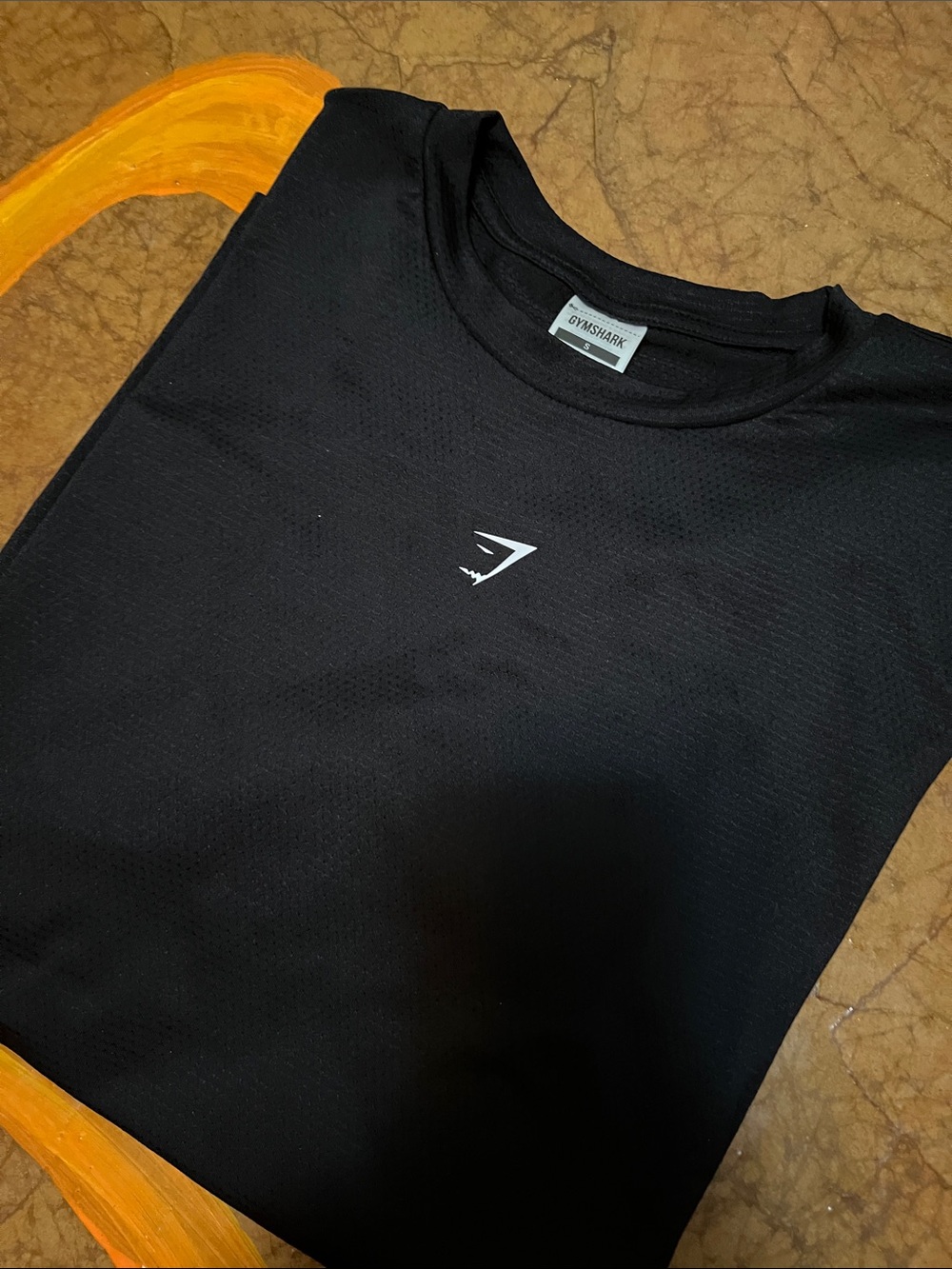 NEW Gymshark Black Short Sleeve Crew Neck Training Tee Sz Small